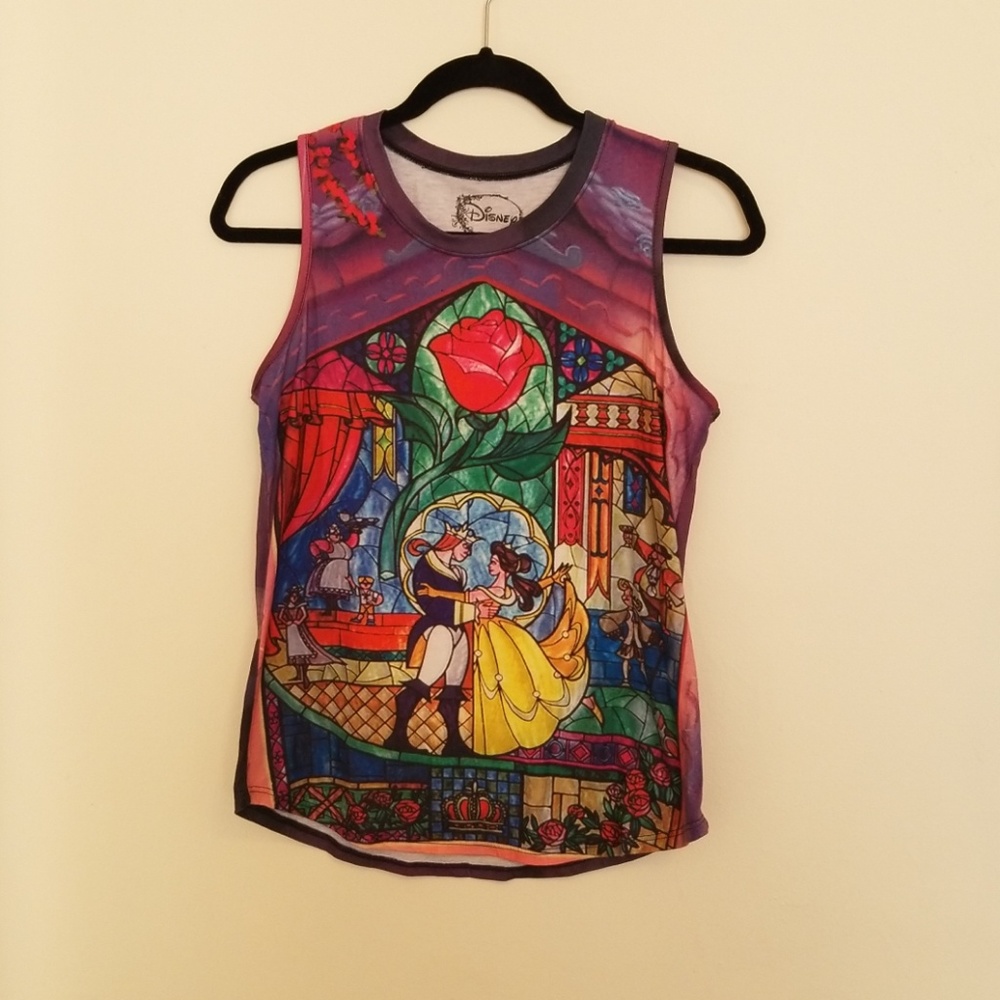 Hot Topic Beauty and the Beast Tank Top